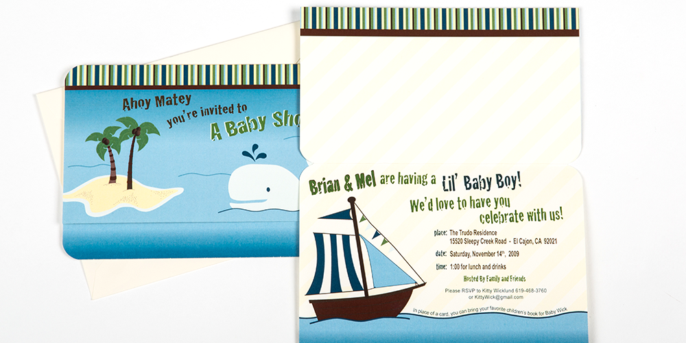 Ahoy Matey Baby Shower Invite : Wicklund